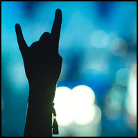 Horns up at Dong Open Air Festival 2014