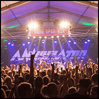 Crowd at Annihilator live at dem Dong Open Air Festival 2014